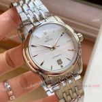 Omega Swiss 8500 Replica Watches Stainless Steel White Face